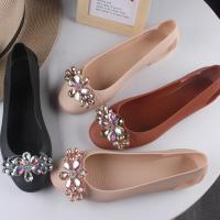 CLORURO DE POLIVINILO Zapatos casuales de mujer,  Diamante de imitación, más colores para elegir,  Par