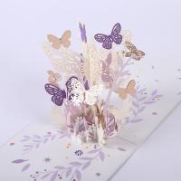 Papier 3D-handmatige wenskaarten meer kleuren naar keuze stuk