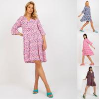 Polyester Einteiliges Kleid, Gedruckt, unterschiedliche Farbe und Muster für die Wahl, mehr Farben zur Auswahl,  Stück