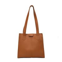 PU Leather Easy Matching Shoulder Bag large capacity & soft surface Solid PC