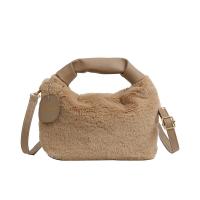 Plush Easy Matching Handbag soft surface & attached with hanging strap Solid PC