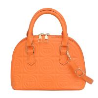 PU Leather Vintage Handbag soft surface & attached with hanging strap Solid PC