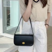 PU Leather Box Bag Shoulder Bag soft surface Solid PC