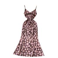 Garza Jednodílné šaty Stampato Květinové Viola kus