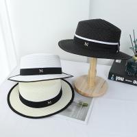 Paja Pasarela sombrero de paja, tejido, Sólido, más colores para elegir,  trozo