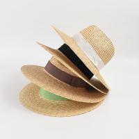 Straw windproof Sun Protection Straw Hat sun protection & breathable weave Solid PC