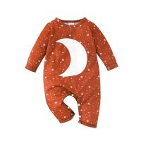 Knitted Slim Crawling Baby Suit & for girl printed PC