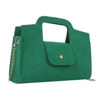 Felt Box Bag & Easy Matching Handbag attached with hanging strap snakeskin pattern PC