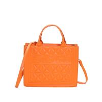 PU Leather Easy Matching Handbag attached with hanging strap letter PC