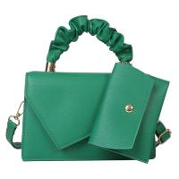 PU Leather With Coin Purse & Easy Matching Handbag attached with hanging strap Solid PC