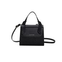 PU Leather Box Bag & Easy Matching Handbag attached with hanging strap Stone Grain PC