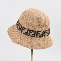 Paja Pasarela sombrero de paja, tejido, Sólido,  trozo