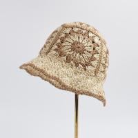 Straw Outdoor & Easy Matching Sun Protection Straw Hat perspire & breathable weave floral PC