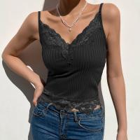 Polyester Slim Camisole patchwork PC