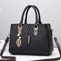 PU Leather Tote Bag Handbag attached with hanging strap Solid PC