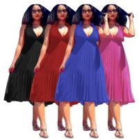 ポリエステル スリップドレス パッチワーク 単色 選択のためのより多くの色 一つ