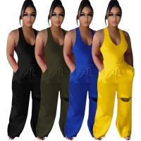 ポリエステル 女性カジュアルセット パンツ & テディ パッチワーク 単色 選択のためのより多くの色 セット