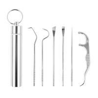 304 Stainless Steel Dental Cleaning Kit portable Set