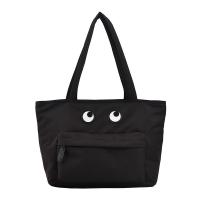 Oxford Bolsa de hombro, ojos, negro,  trozo