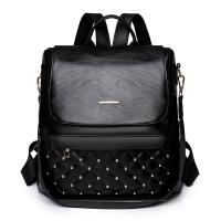 PU Leather Backpack large capacity & hardwearing & waterproof Argyle PC