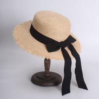 Rafidah Grass Concise Sun Protection Straw Hat sun protection & breathable weave Solid PC