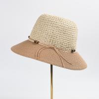 Straw Concise & Easy Matching Basin Cap breathable weave Solid PC