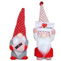 Knitted Creative Plush Doll two piece red Pair