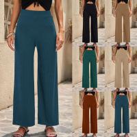 Polyester Women Long Trousers & loose patchwork Solid PC
