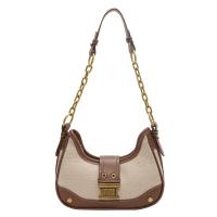 PU Leather Easy Matching Shoulder Bag with chain PC