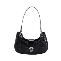 PU Leather Easy Matching Shoulder Bag crocodile grain PC