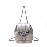 PU Leather Easy Matching & Multifunction Handbag with chain Solid PC