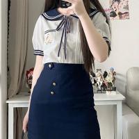 Polyester Women Sailor Suit & two piece Others Set