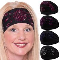 Spandex & Polyester Hairband for women Rhinestone PC