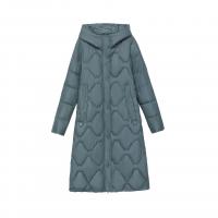 Polyester long style & Plus Size Women Parkas & thermal patchwork Solid PC