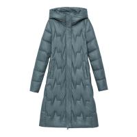 Polyester long style & Plus Size Women Parkas & thermal patchwork Solid PC