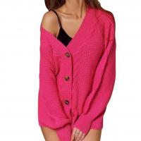 Wool Sweater Coat thermal knitted Solid : PC