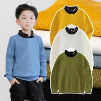 Baumwolle Junge Pullover, Gestrickte, Solide, mehr Farben zur Auswahl,  Stück