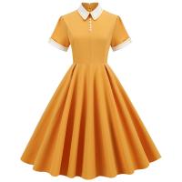 Baumwolle Einteiliges Kleid, Patchwork, unterschiedliche Farbe und Muster für die Wahl,  Stück