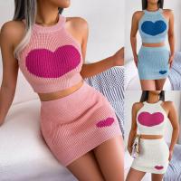 Viscose Fiber Slim Two-Piece Dress Set Set