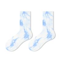 Gekämmte Baumwolle Unisex Knöchel Socken, Tie-Dye, mehr Farben zur Auswahl, :, 5Paar/Viel,  Viel