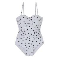Polyamide One-piece Swimsuit backless patchwork Solid PC