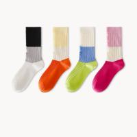 Combed Cotton Women Loose Socks sweat absorption knitted : Lot