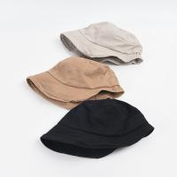 Cotton Outdoor & windproof Bucket Hat breathable Solid PC