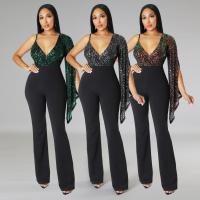 Polyester Waist-controlled Lady Sexy Suit asymmetric & two piece PC
