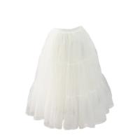 Polyester Ball Gown Skirt double layer patchwork Solid : PC