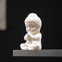 Whiteware Buddha Statue for home decoration handmade PC