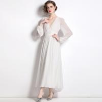 Garza Jednodílné šaty Pevné Bianco kus
