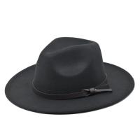 Felt Easy Matching Fedora Hat sun protection & thermal & unisex & breathable Plain Weave Solid PC