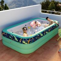 PVC Inflatable Pool printed green PC