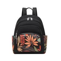 Nylon Backpack large capacity & soft surface black PC